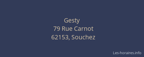 Gesty