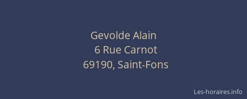 Gevolde Alain