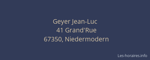 Geyer Jean-Luc