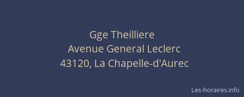 Gge Theilliere