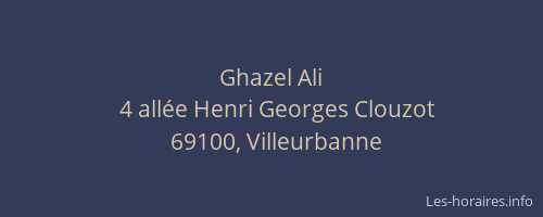 Ghazel Ali