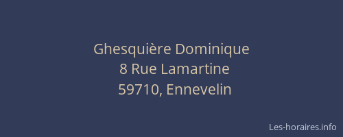 Ghesquière Dominique