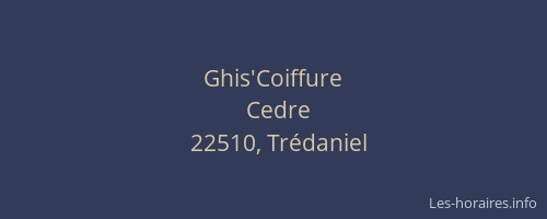 Ghis'Coiffure