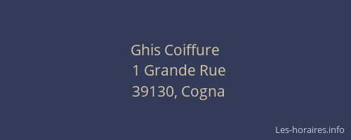 Ghis Coiffure
