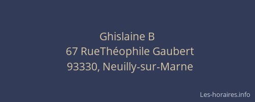 Ghislaine B