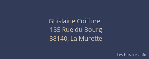 Ghislaine Coiffure