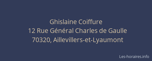 Ghislaine Coiffure