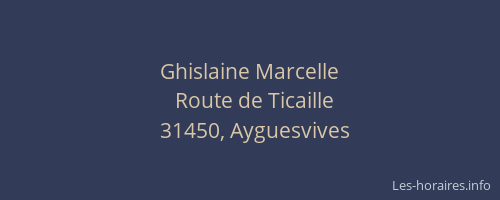 Ghislaine Marcelle
