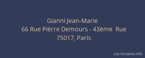 Gianni Jean-Marie