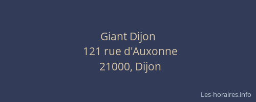 Giant Dijon