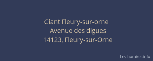 Giant Fleury-sur-orne