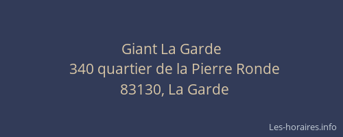 Giant La Garde