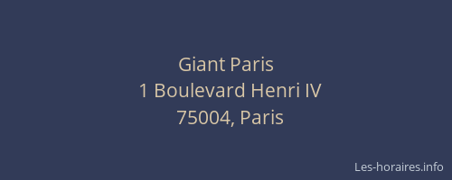 Giant Paris