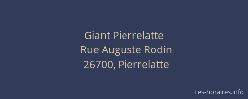 Giant Pierrelatte