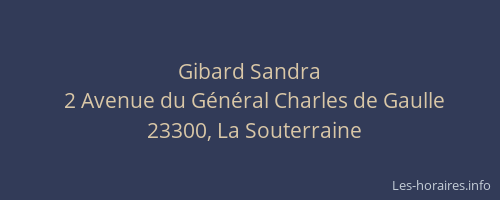Gibard Sandra