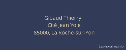 Gibaud Thierry