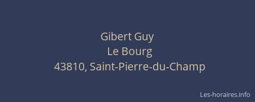 Gibert Guy