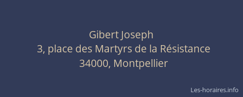 Gibert Joseph