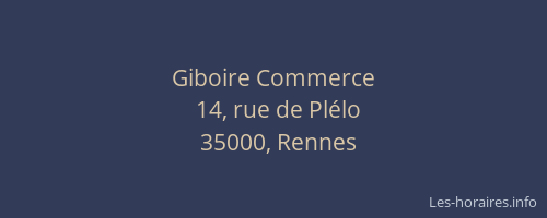 Giboire Commerce