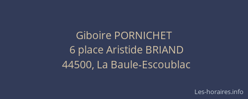 Giboire PORNICHET