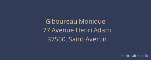 Giboureau Monique