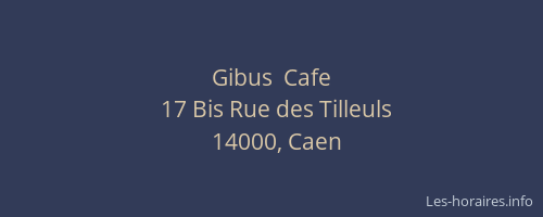 Gibus  Cafe