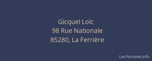 Gicquel Loïc