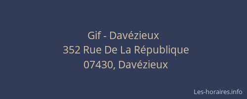 Gif - Davézieux