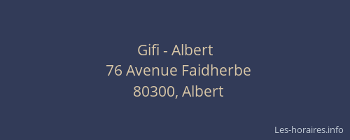 Gifi - Albert