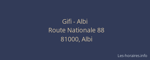 Gifi - Albi