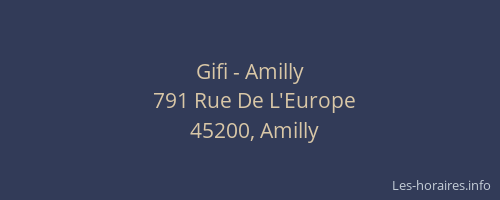 Gifi - Amilly