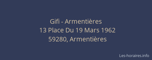Gifi - Armentières