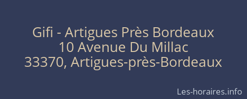 Gifi - Artigues Près Bordeaux