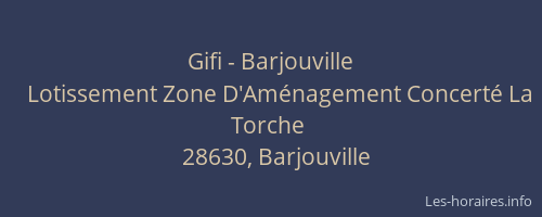 Gifi - Barjouville
