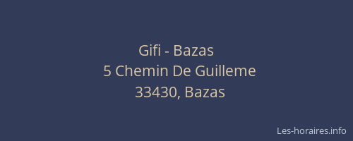 Gifi - Bazas