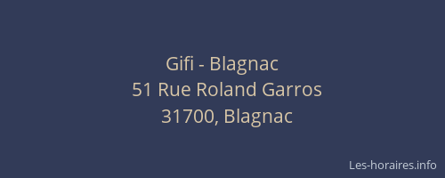 Gifi - Blagnac