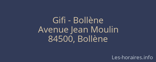 Gifi - Bollène