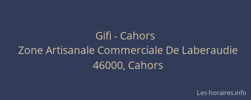 Gifi - Cahors