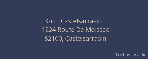 Gifi - Castelsarrasin