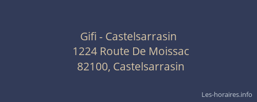 Gifi - Castelsarrasin