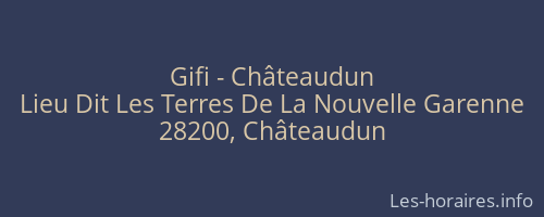 Gifi - Châteaudun