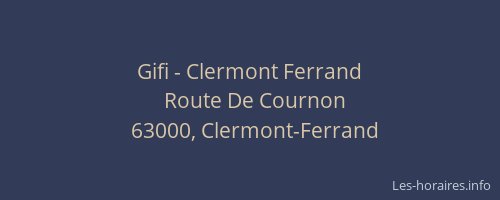 Gifi - Clermont Ferrand