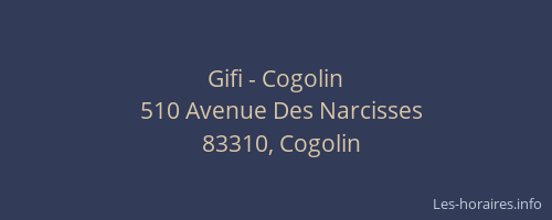 Gifi - Cogolin
