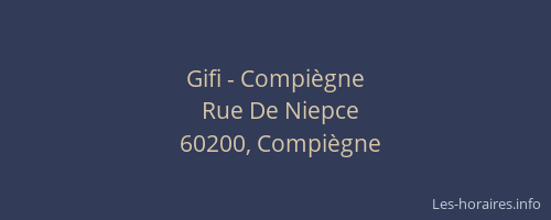 Gifi - Compiègne