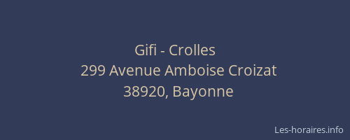 Gifi - Crolles
