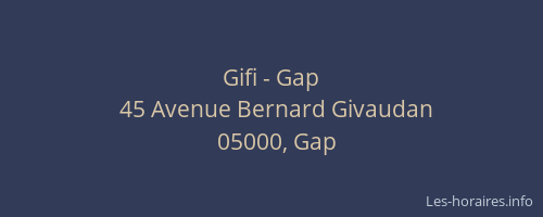 Gifi - Gap