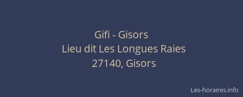 Gifi - Gisors