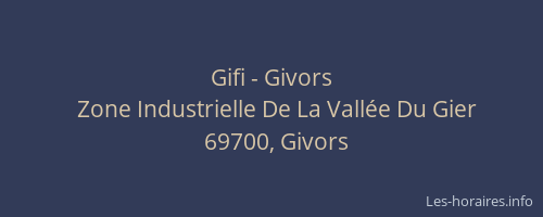 Gifi - Givors