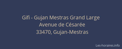 Gifi - Gujan Mestras Grand Large