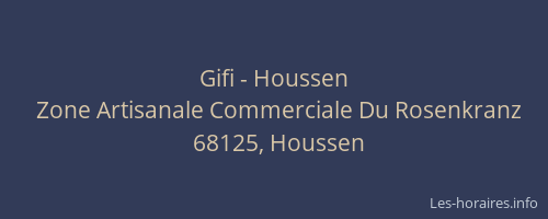 Gifi - Houssen